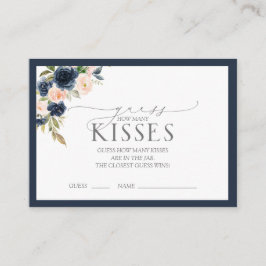 Möhippa för  av blå  Blommigt i elegant Tilläggskort