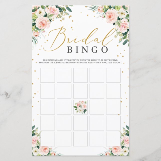 möhippa för  av grönt för  blommigt, bingo-spelkor (Framsida)