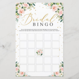möhippa för av grönt för blommigt, bingo-spelkor