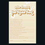 Möhippa för  av Retro-Daisy Flygblad<br><div class="desc">Vem känner till Bride best Möhippa-matchen? Utformning av Retro-daisy.</div>