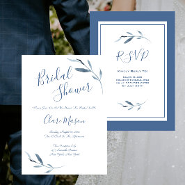 Möhippa för blå och vit vattenfärg