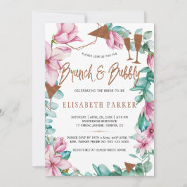 Möhippa för blommigt av Brunch och bubbelvatten Inbjudningar