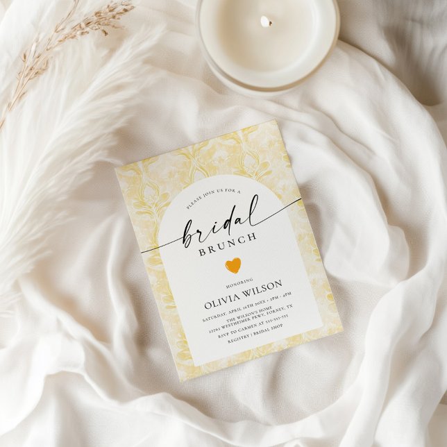 Möhippa för Blommigt av Butter-Gult Inbjudningar (Skapare uppladdad)