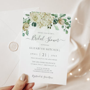 Möhippa för Blommigt av Eucalyptus Greenery Elegan Inbjudningar