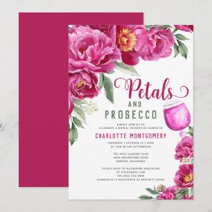 Möhippa för Blommigt av Petals och Proseccos Elega Inbjudningar