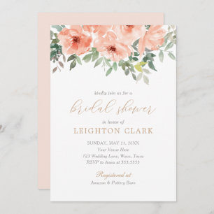 Möhippa för Blommigt av  Rosa för elegant Inbjudningar