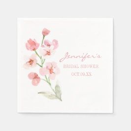 Möhippa för Blommigt av  Rosa för elegant Pappersservett