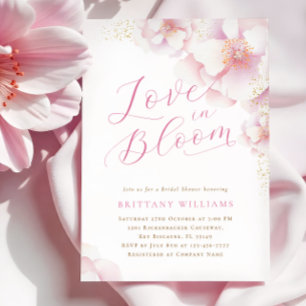 Möhippa för Blommigt av Rosa Inbjudningar