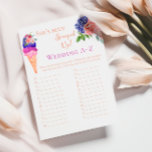 Möhippa för Blommigt av skopplad iskräm<br><div class="desc">Den här unika iskrämen är den vattenfärg som jag målade upp av min egen i den moderna Azur Blue, Vanilla Cream, Peach, Burgundy, Viva Magenta och perfekt för Rosa färg för din roligt och sparsam självinjett med vänner "Hon har blivit uppskurna" Möhippa. Andra matchande objekt för party finns i MternDigitPics-stackens...</div>