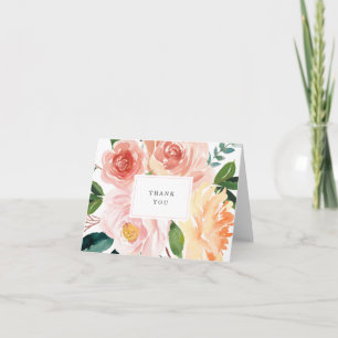 Möhippa för Blommigt av söt vattenfärg Tack Kort