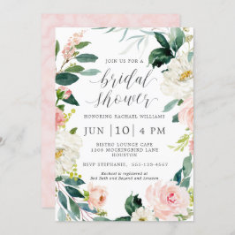 Möhippa för Blommigt av  vattenfärg Inbjudningar