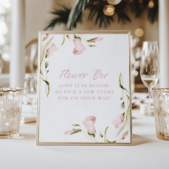 Möhippa för Blommigt av  vattenfärg, nedre Pub Poster (Skapare uppladdad)