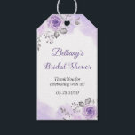 Möhippa för Blommigt av vattenfärg Pastel Lila  Gi Presentetikett<br><div class="desc">Märkre för Blommigt av vattenfärg Pastel Lila Möhippa Gift-</div>