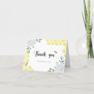 Möhippa för blommigt av vattenfärgbin tack för kort