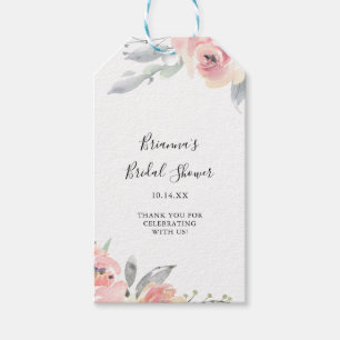 Möhippa för  Blommigt för Rosa av elegant Presentetikett