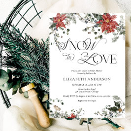 Möhippa för Blommigt för vattenfärgsvinter för ele Inbjudningar