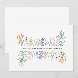 Möhippa för blommigt Personlig Inbjudningar