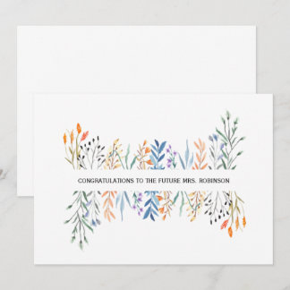 Möhippa för blommigt Personlig Inbjudningar