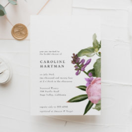 Möhippa för blomsterträdgård Rosa Grönt Inbjudningar