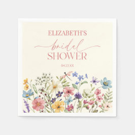 Möhippa för blomVild, blomma Blommigt Pappersservett