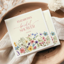 Möhippa för blomVild, blomma Blommigt Pappersservett