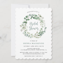 Möhippa för botaniskt eukalyptus Sage Grönt  Inbjudningar