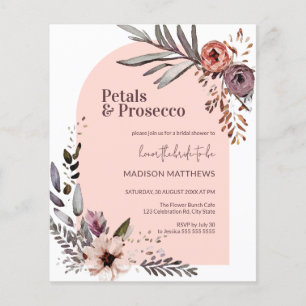 Möhippa för budgeterad Arch Petals Prosecco-Blommi