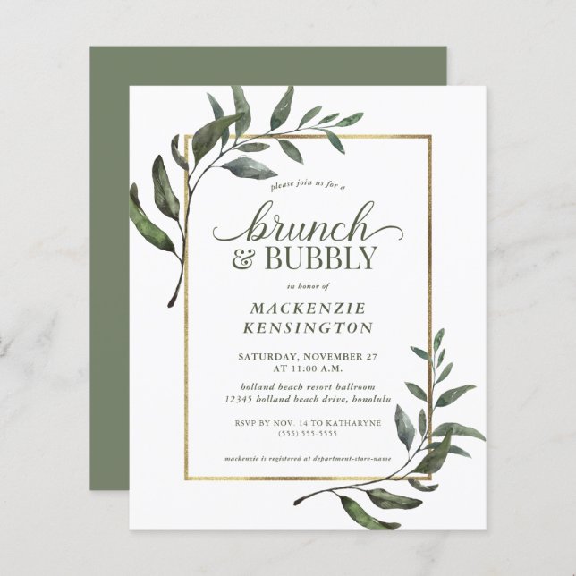 Möhippa för budgeteukalyptus Brunch Bubly (Fram/baksida)