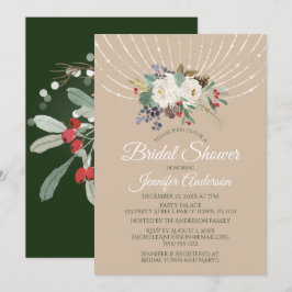 Möhippa för bukett för helgdagljus blom- inbjudningar