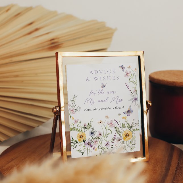 Möhippa för Butterflay Lila Blommigt Poster (Skapare uppladdad)