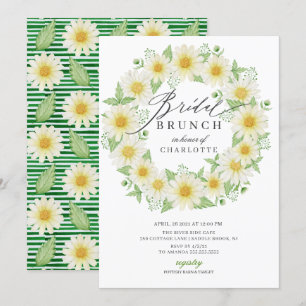 möhippa för daisy, Möhippa för Blommigt av blommig Inbjudningar