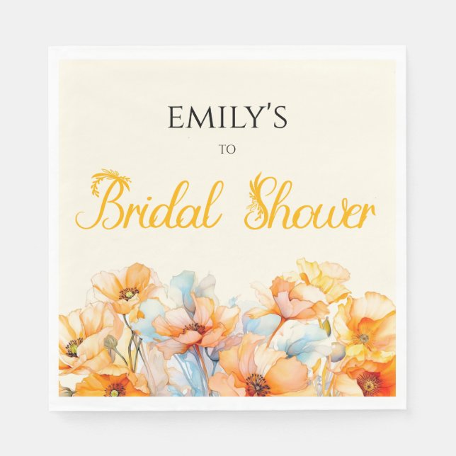 Möhippa för diskettenhet, Orange,  Pappersservett (Framsidan)