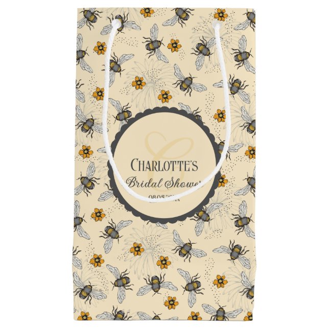 Möhippa för elegant Gult Bride to Bee Blommigt (Framsidan)