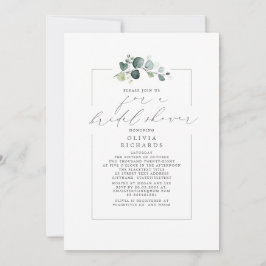 Möhippa för Elegant med minimalistisk grekiska skr Inbjudningar