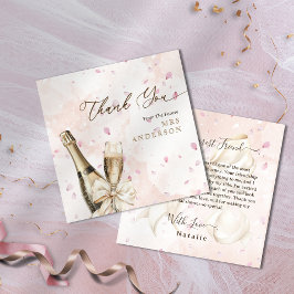 Möhippa för elegant Petals-bubblor - tack för ditt