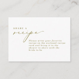 Möhippa för enkel calligrafi - recept tilläggskort