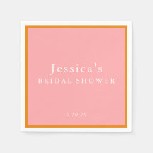 Möhippa för enkel geometrisk Rosa Orange Anpassnin