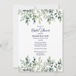 Möhippa för enkel Söt lövs Inbjudningar