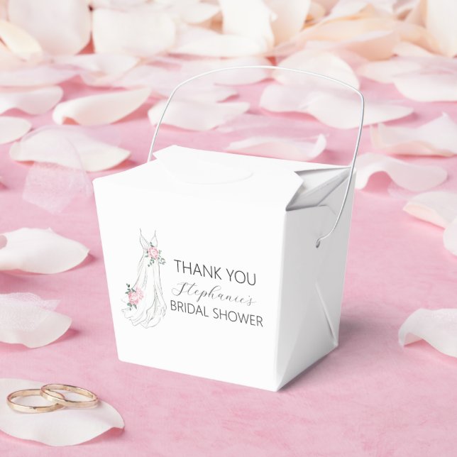 Möhippa för Eucalyptus Blommigt Dress Presentaskar (Bröllop)