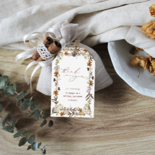 Möhippa för Fall Wildbloms Elegant Presentetikett