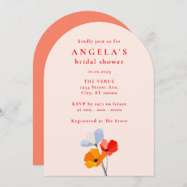 Möhippa för fet Blommigt Inbjudningar