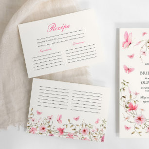 Möhippa för Flora för Butterflies Recipe Tilläggskort
