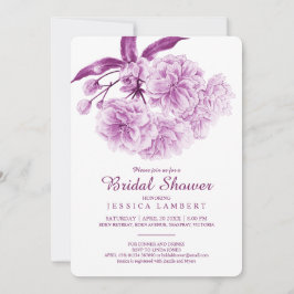 möhippa för förbättrad lila av blommarna i vår blo inbjudningar