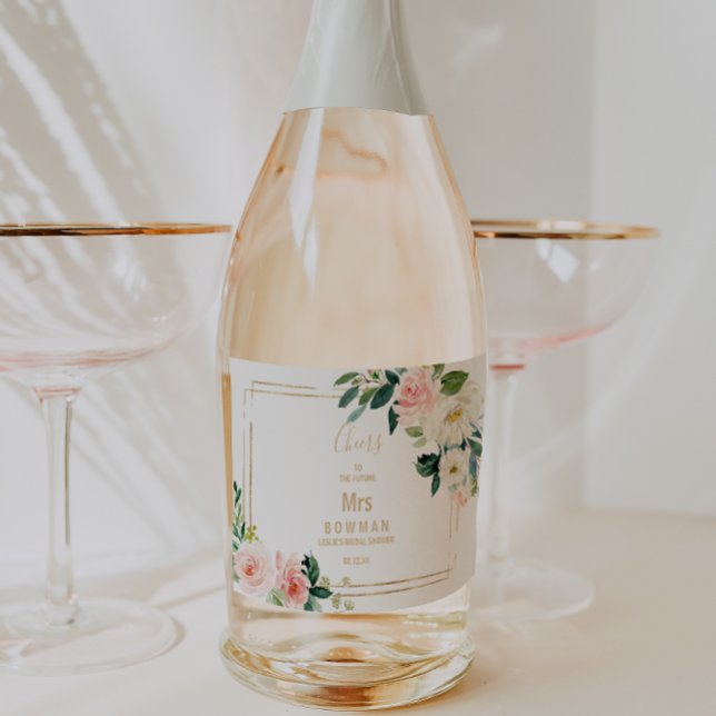 Möhippa för Geometrisk Elegant i Greenery & Guld (Skapare uppladdad)