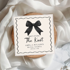 Möhippa för Gifter sig coquette Bow Shes Pappersservett