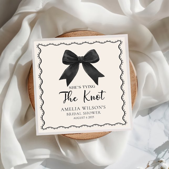 Möhippa för Gifter sig coquette Bow Shes Pappersservett (Skapare uppladdad)