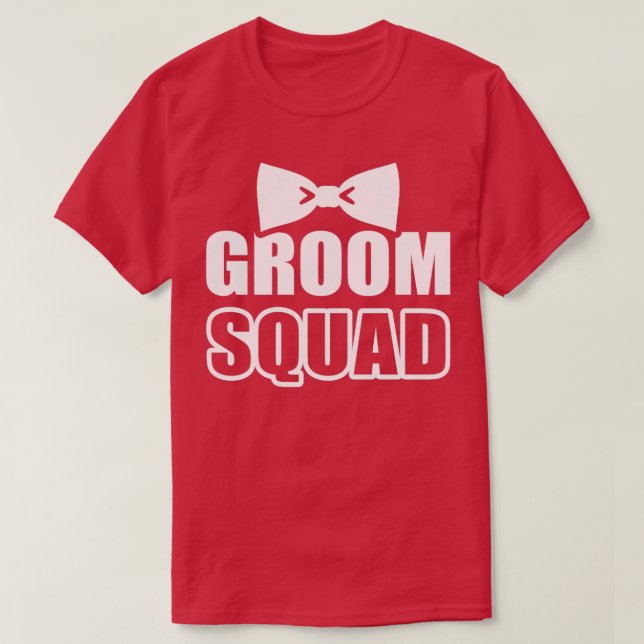 Möhippa för Groom Squad 3 T Shirt (Design framsida)