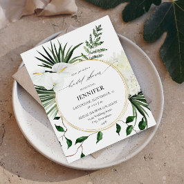 Möhippa för Handflatan och vit Blommigt i budgeten Flygblad