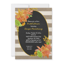 möhippa för Höst löv och Burlap-kalkboard