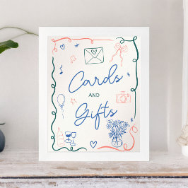 Möhippa för illustrerad  för Retro fransk-rosa Poster